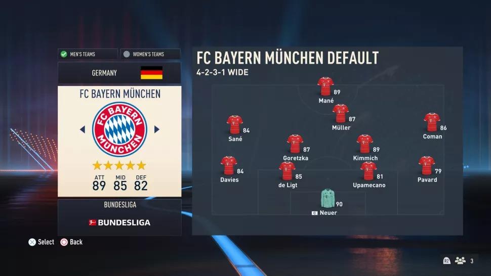 FIFA 23 hangi takımı almalıyım? İşte FIFA 23 en iyi 10 takımı - Bayern Münih